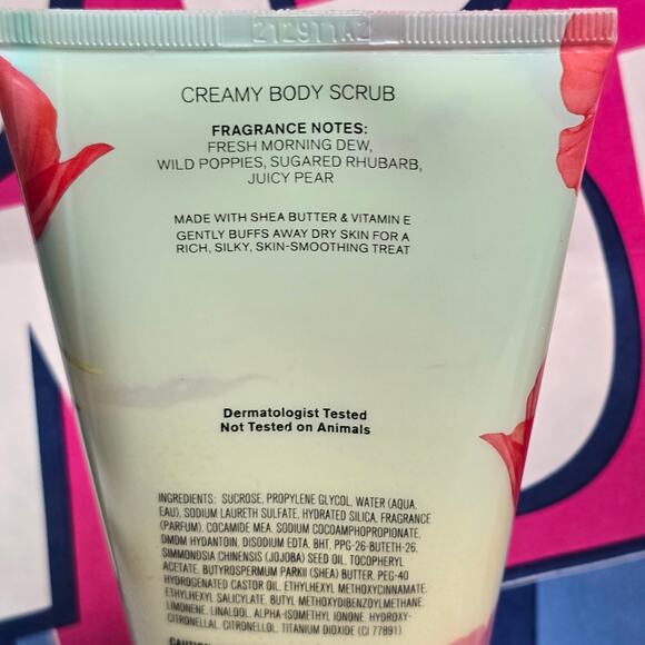 BBW Poppy Ultimate Body Scrub Shower Gel Hydration Body Cream Fragrance Mist Set - Picture 2 of 5